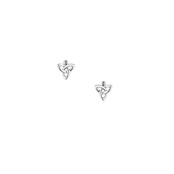 Diamond Trinity Post Earrings