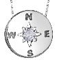 Compass Diamond Pendant
