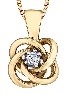 Knot Diamond Pendant